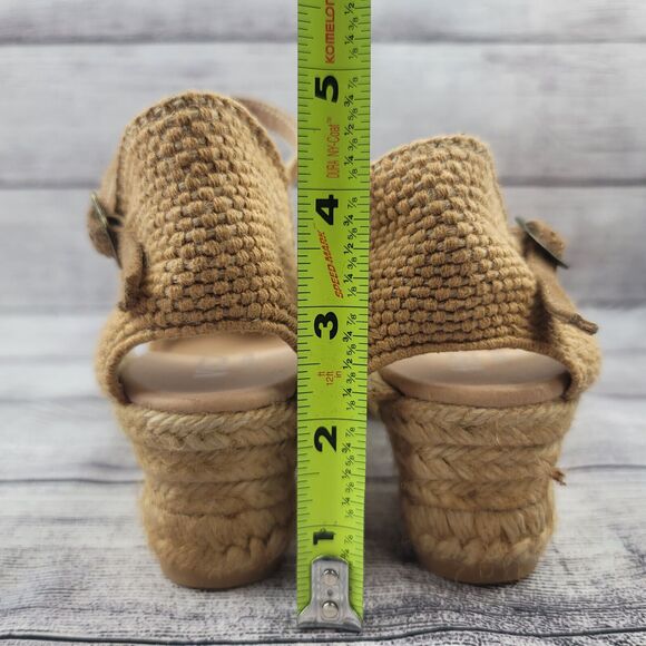 Viscata Espadrilles Tan Size EU 40 US 9 Suede - Picture 5 of 7